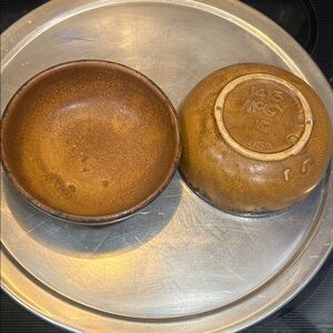 McCoy Tan Ceramic Bowls